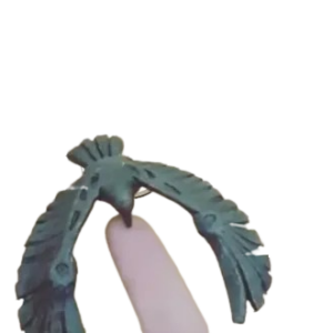 Balancing Bird 3D Printed Feather Arch Keychain Charm