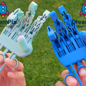Overengineered Mechanical Hand V2 – 4 Fingers (3D Printed)