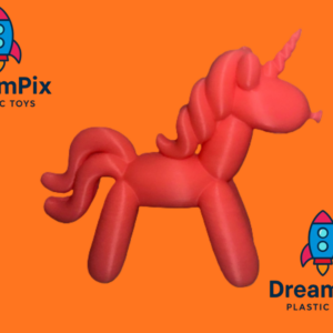 Balloon Unicorn & Llama Figures – 3D Printed Decorative Home Accents